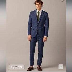 Jcrew Ludlow Slim-fit suit jacket & pants Italian wool
navy blue Sz W29 L32 36s